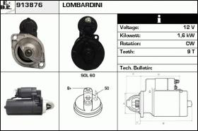 BKN 913876 - Motor de arranque