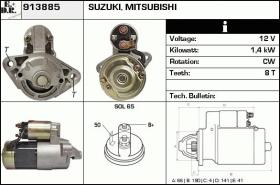 BKN 913885 - Motor de arranque