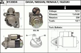 BKN 913904 - Motor de arranque