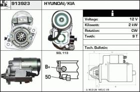 BKN 913923 - Motor de arranque