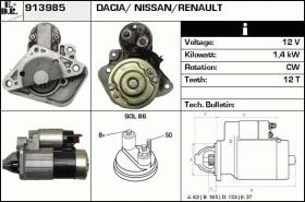 BKN 913985 - Motor de arranque