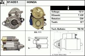 BKN 914051 - Motor de arranque