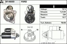 BKN 914600 - Motor de arranque