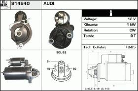 BKN 914640 - Motor de arranque