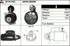 BKN 914740 - ARRANQUE JOHN DEERE