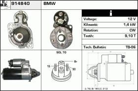BKN 914840 - ARRANQUE BMW