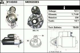 BKN 914940 - ARRANQUE MERCEDES