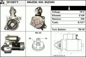 BKN 914971 - Motor de arranque