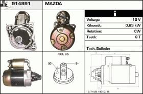 BKN 914991 - Motor de arranque