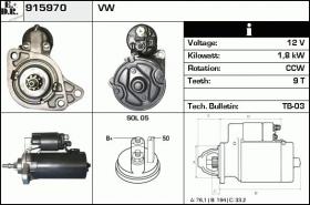 BKN 915970 - ARRANQUE VW,SEAT