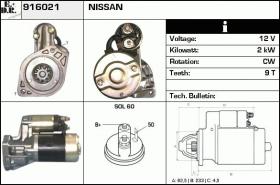 BKN 916021 - ARRANQUE NISSAN