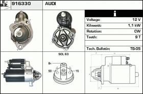 BKN 916330 - Motor de arranque