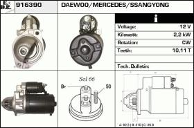 BKN 916390 - Motor de arranque