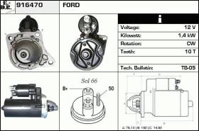 BKN 916470 - Motor de arranque