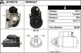 BKN 916570 - Motor de arranque