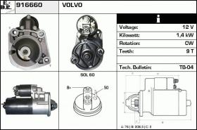 BKN 916660 - Motor de arranque