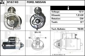 BKN 916740 - Motor de arranque