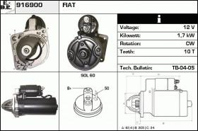 BKN 916900 - Motor de arranque