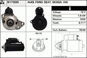 BKN 917000 - Motor de arranque