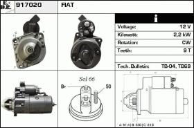 BKN 917020 - Motor de arranque