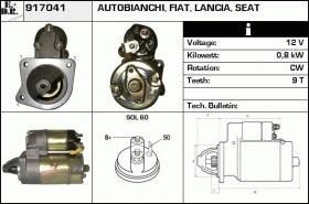 BKN 917041 - ARRANQUE FIAT