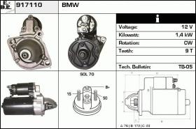 BKN 917110 - Motor de arranque