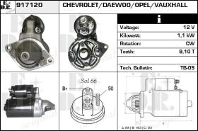 BKN 917120 - Motor de arranque