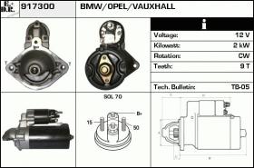 BKN 917300 - Motor de arranque