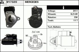 BKN 917320 - ARRANQUE MERCEDES