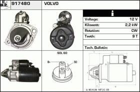 BKN 917480 - Motor de arranque