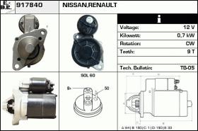 BKN 917840 - Motor de arranque