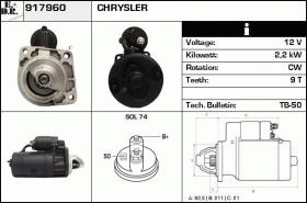 BKN 917960 - Motor de arranque