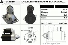 BKN 918010 - Motor de arranque