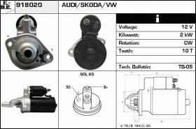 BKN 918020 - Motor de arranque