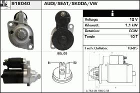 BKN 918040 - Motor de arranque