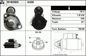 BKN 918060 - Motor de arranque