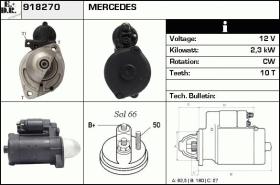 BKN 918270 - Motor de arranque