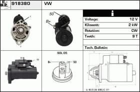 BKN 918380 - ARRANQUE VW