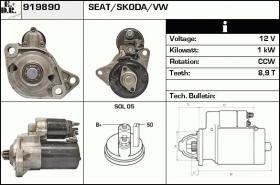 BKN 919890 - Motor de arranque