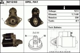 BKN 921240 - Motor de arranque