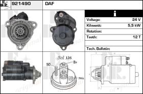 BKN 921490 - ARRANQUE DAF