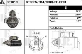 BKN 921810 - Motor de arranque