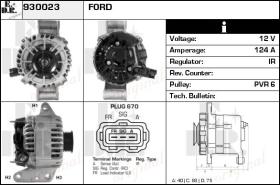 BKN 930023 - ALTERNADOR FORD