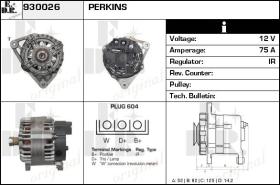 BKN 930026 - ALTERNADOR CATERPILLAR PERKINS