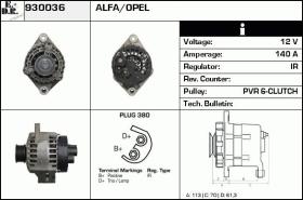 BKN 930036 - Alternador