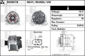 BKN 930078 - Alternador