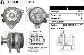 BKN 930098 - Alternador