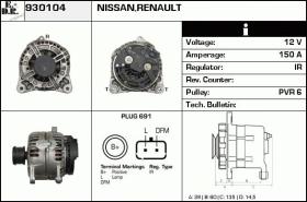 BKN 930104 - Alternador