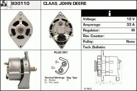 BKN 930110 - ALTERNADOR CLAAS,SAME