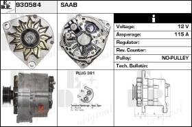 BKN 930584 - ALTERNADOR SAAB